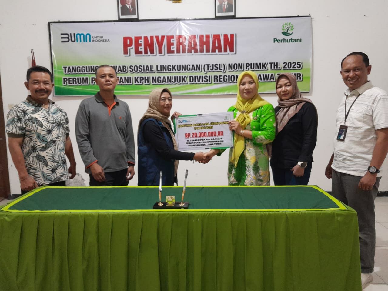 tk tunas rimba tamanan bantuan perhutani Nganjuk